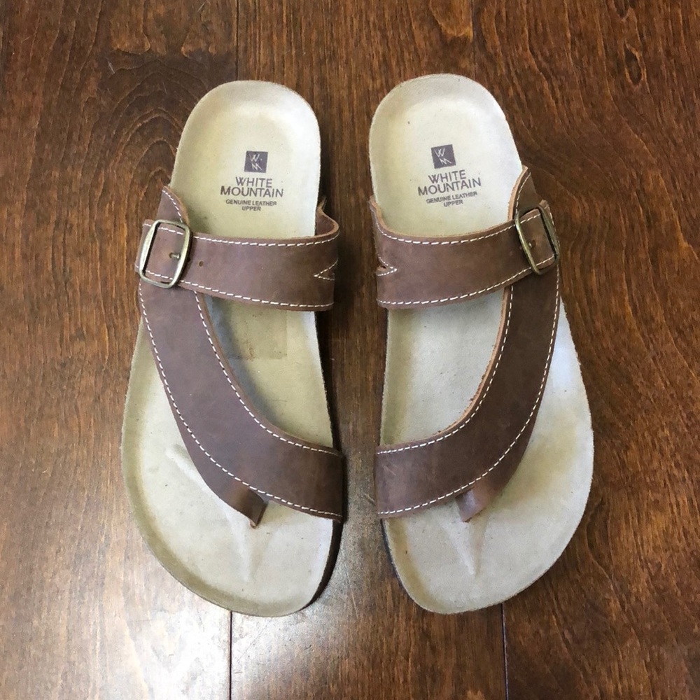 White Moutain Carly Footbed Sandals